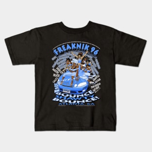 Freaknik 1996 Bounce Shawty Bounce! Carolina Blue Colorway Kids T-Shirt